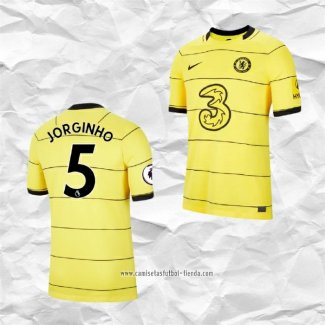 Camiseta Segunda Chelsea Jugador Jorginho 2021 2022