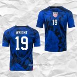 Camiseta Segunda Estados Unidos Jugador Wright 2022