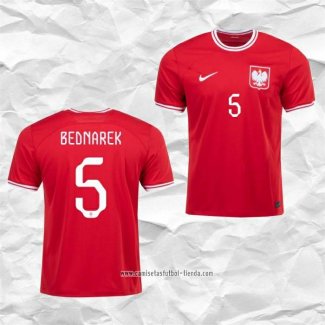 Camiseta Segunda Polonia Jugador Bednarek 2022