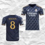 Camiseta Segunda Real Madrid Jugador Kroos 2023 2024