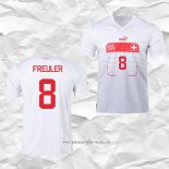 Camiseta Segunda Suiza Jugador Freuler 2022