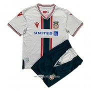 Camiseta Segunda Wrexham 2023 2024 Nino