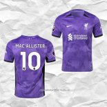 Camiseta Tercera Liverpool Jugador Mac Allister 2023 2024