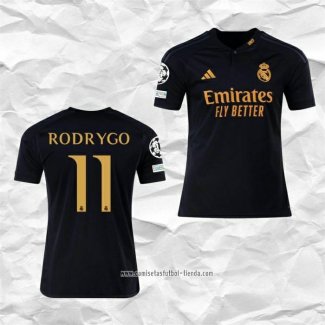 Camiseta Tercera Real Madrid Jugador Rodrygo 2023 2024