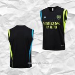 Camiseta de Entrenamiento Arsenal 2023 2024 Sin Mangas Negro
