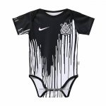 Camiseta de Entrenamiento Corinthians 2022 Bebe Negro y Blanco