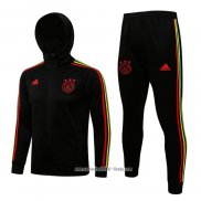 Chandal con Capucha del Ajax 2021 2022 Negro