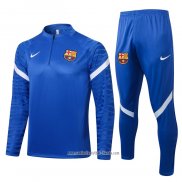 Chandal de Sudadera del Barcelona 2021 2022 Azul