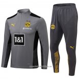 Chandal de Sudadera del Borussia Dortmund 2021 2022 Gris