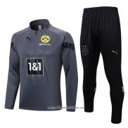 Chandal de Sudadera del Borussia Dortmund 2022 2023 Gris