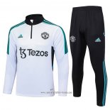 Chandal de Sudadera del Manchester United 2023 2024 Nino Blanco