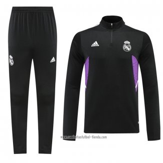 Chandal de Sudadera del Real Madrid 2022 2023 Negro