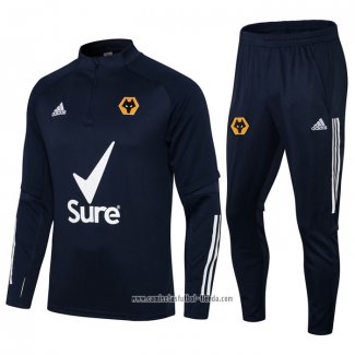 Chandal de Sudadera del Wolves 2021 2022 Azul