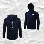 Chaqueta con Capucha del Manchester City 2021 2022 Azul