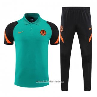 Conjunto Polo del Chelsea 2022 2023 Verde