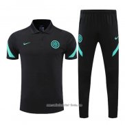 Conjunto Polo del Inter Milan 2022 2023 Negro