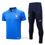 Conjunto Polo del Italia 2023 2024 Azul