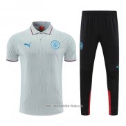 Conjunto Polo del Manchester City 2022 2023 Gris