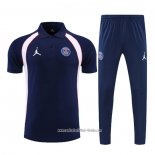 Conjunto Polo del Paris Saint-Germain Jordan 2022 2023 Azul Marino