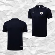 Camiseta Polo del Manchester City 2021-2022 Azul