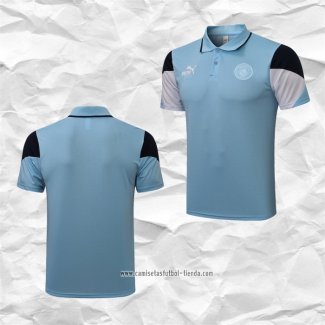 Camiseta Polo del Manchester City 2021 2022 Azul