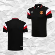 Camiseta Polo del Manchester United 2021-2022 Negro