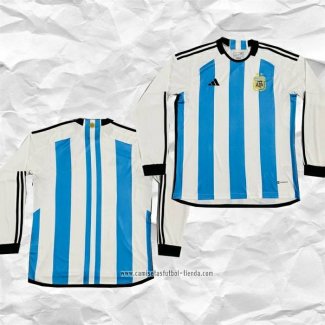Camiseta Primera Argentina 2022 Manga Larga