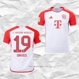 Camiseta Primera Bayern Munich Jugador Davies 2023 2024