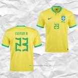 Camiseta Primera Brasil Jugador Ederson M. 2022