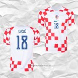 Camiseta Primera Croacia Jugador Orsic 2022