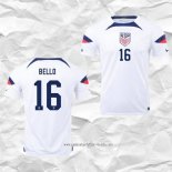Camiseta Primera Estados Unidos Jugador Bello 2022