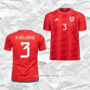 Camiseta Primera Gales Jugador N.Williams 2022
