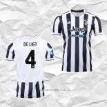 Camiseta Primera Juventus Jugador De Ligt 2021 2022