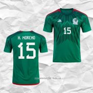 Camiseta Primera Mexico Jugador H.Moreno 2022