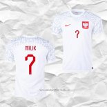 Camiseta Primera Polonia Jugador Milik 2022