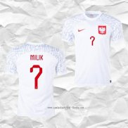 Camiseta Primera Polonia Jugador Milik 2022