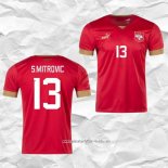 Camiseta Primera Serbia Jugador S.Mitrovic 2022