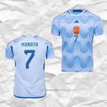 Camiseta Segunda Espana Jugador Morata 2022