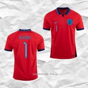 Camiseta Segunda Inglaterra Jugador Pickford 2022