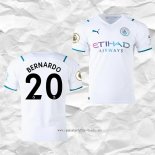 Camiseta Segunda Manchester City Jugador Bernardo 2021 2022