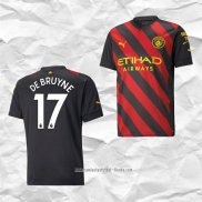 Camiseta Segunda Manchester City Jugador De Bruyne 2022 2023