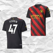 Camiseta Segunda Manchester City Jugador Foden 2022 2023