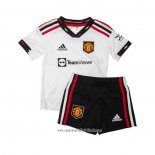 Camiseta Segunda Manchester United 2022 2023 Nino