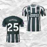 Camiseta Segunda Manchester United Jugador Sancho 2023 2024