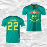 Camiseta Segunda Senegal Jugador Diallo 2022