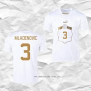 Camiseta Segunda Serbia Jugador Mladenovic 2022