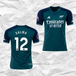Camiseta Tercera Arsenal Jugador Saliba 2023 2024