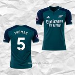Camiseta Tercera Arsenal Jugador Thomas 2023 2024