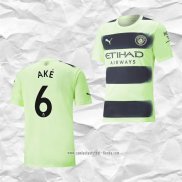 Camiseta Tercera Manchester City Jugador Ake 2022 2023