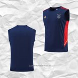Camiseta de Entrenamiento Ajax 2022 2023 Sin Mangas Azul